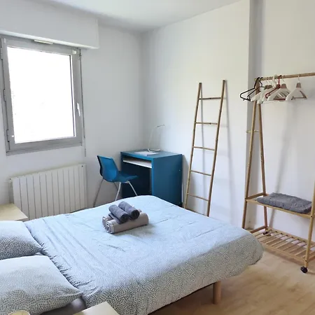 Chezine, T2 Au Calme Avec Balcon, 2pers Et Parking Nantes